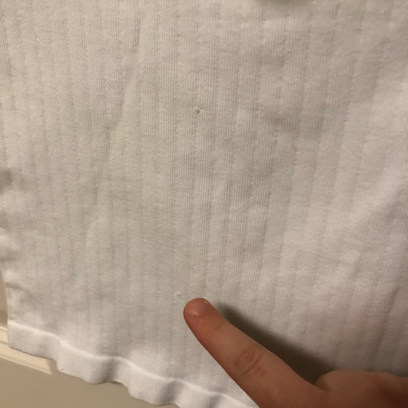 Dolls Kill white cut-out crop top! - Picture 4 of 4